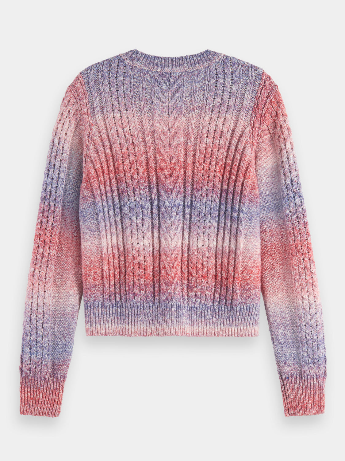 Space-dyed crew neck pullover - Scotch & Soda AU