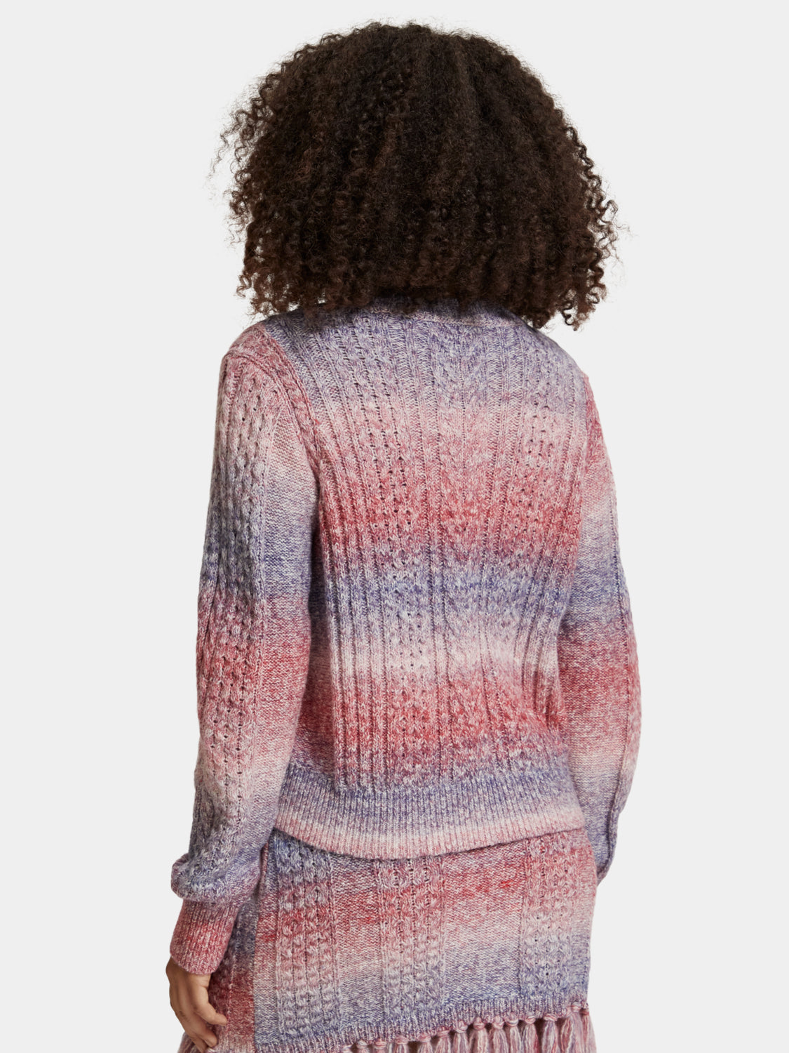 Space-dyed crew neck pullover - Scotch & Soda AU