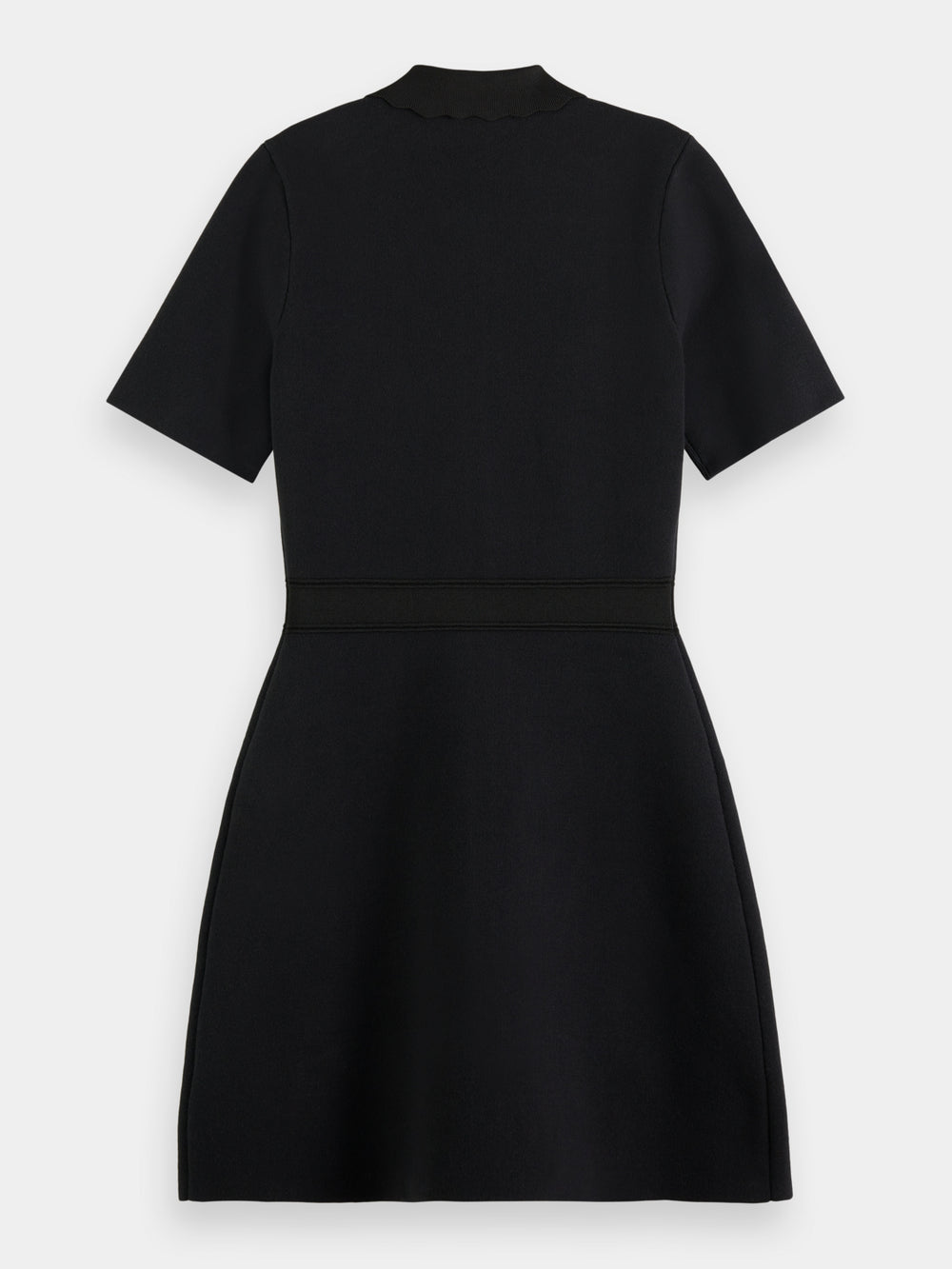 Zip detail compact knitted dress - Scotch & Soda AU