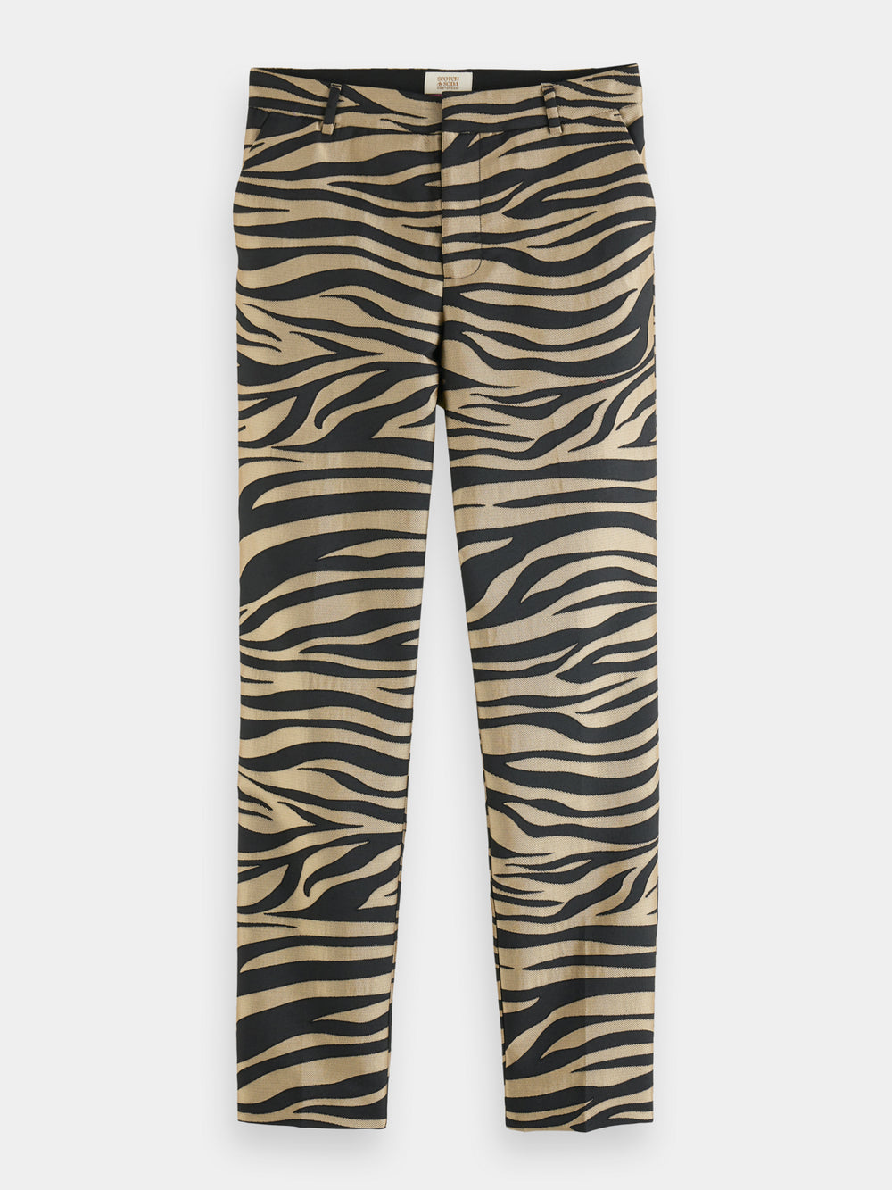 Lowry mid-rise slim-fit printed pants - Scotch & Soda AU