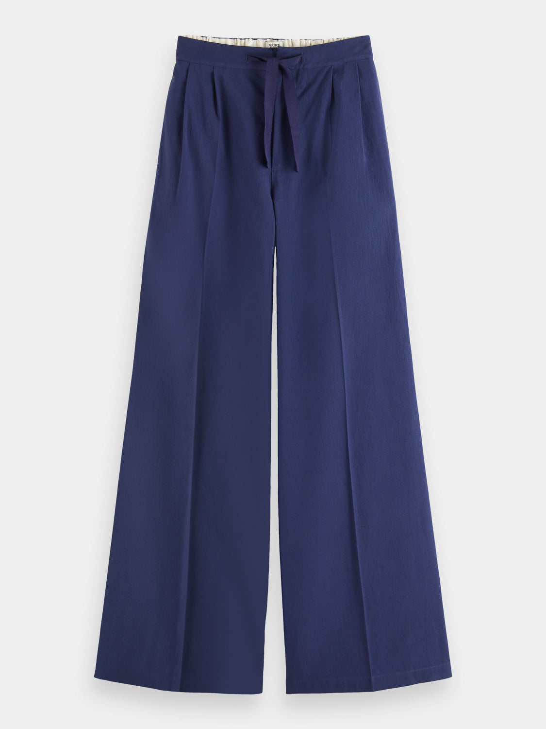 Eleni high-rise wide leg pants - Scotch & Soda AU