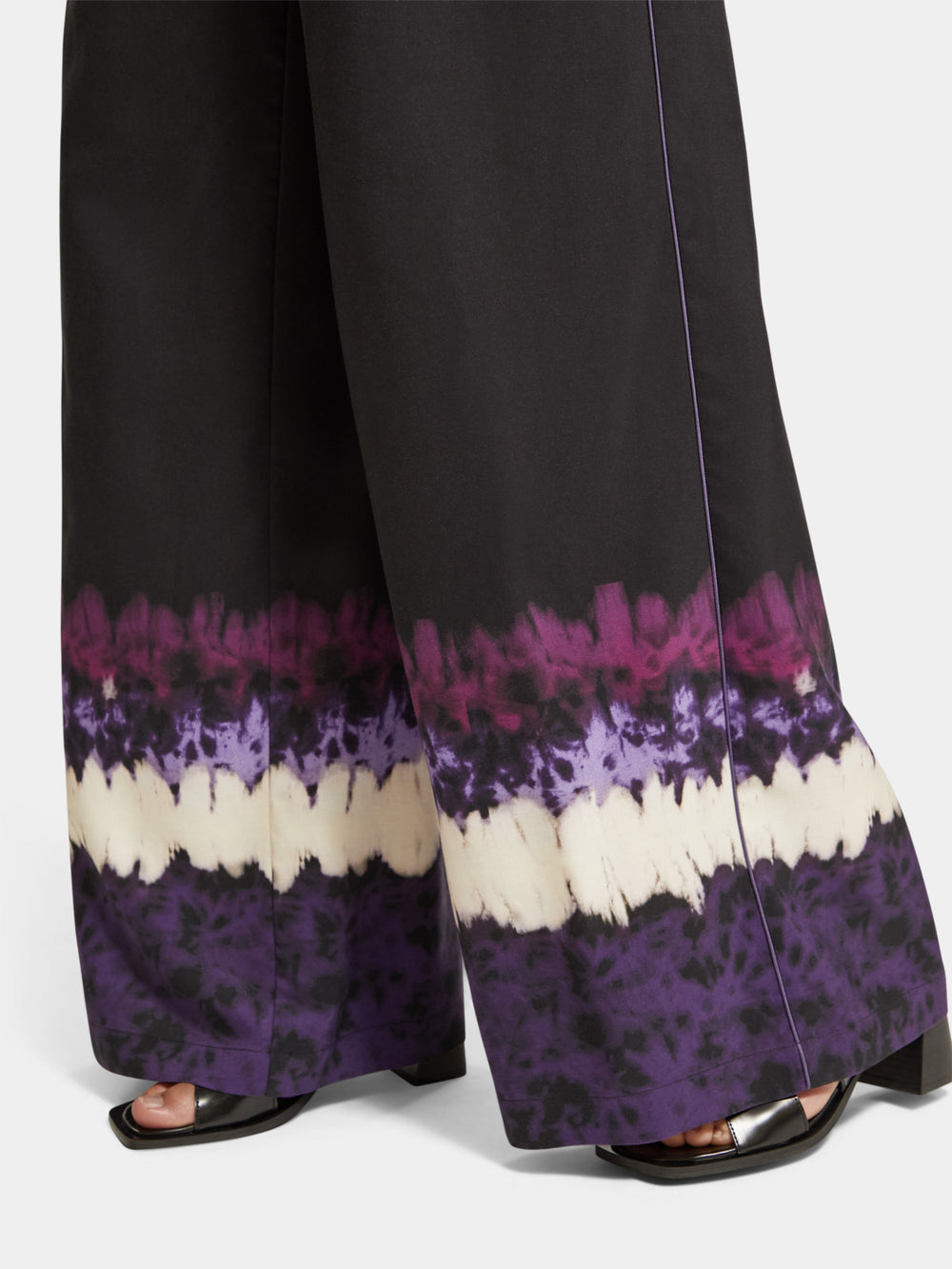 Eleni high-rise wide leg pants - Scotch & Soda AU