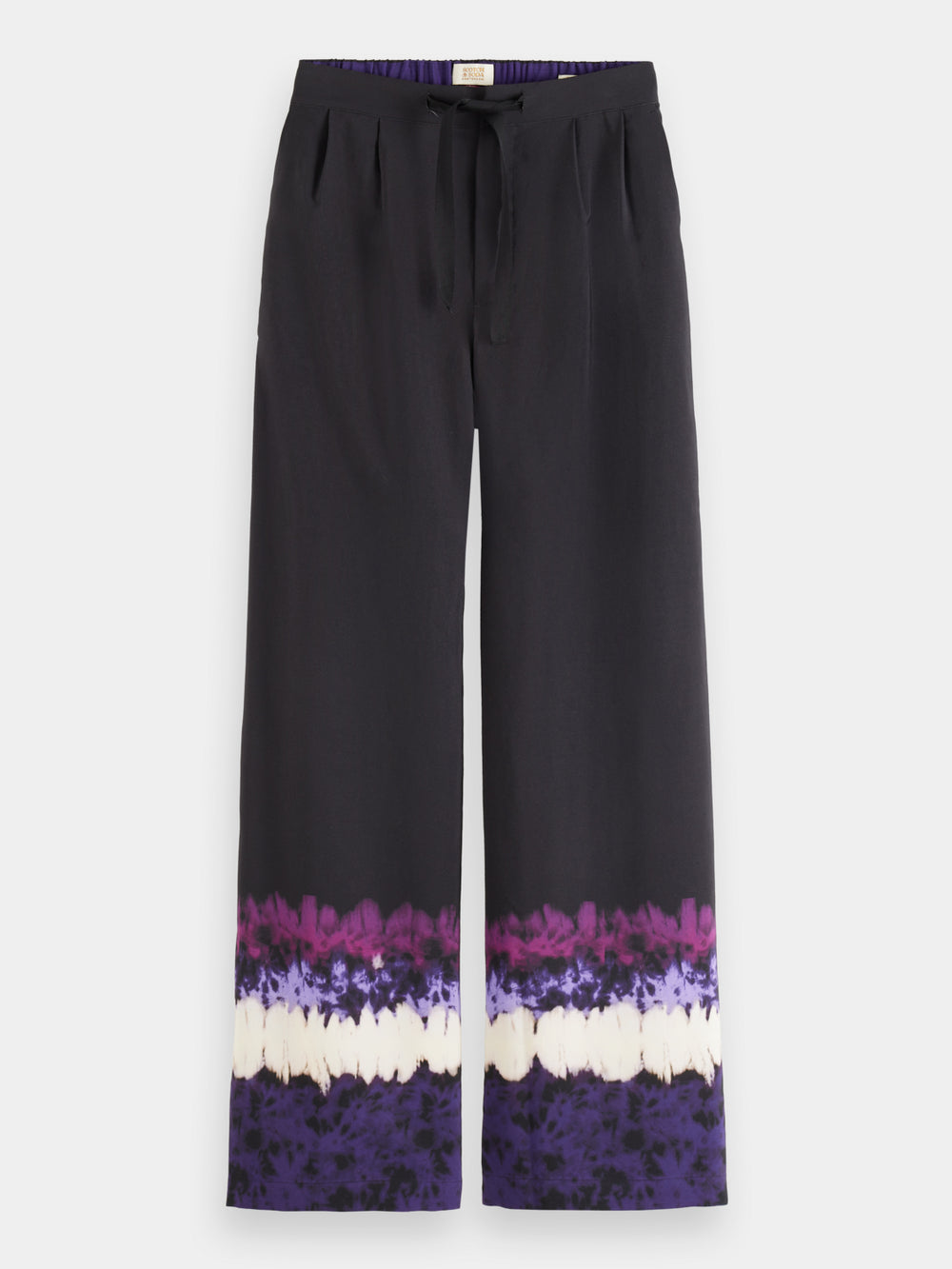 Eleni high-rise wide leg pants - Scotch & Soda AU