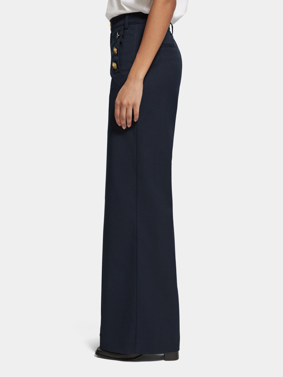 Hana high rise wide leg sailor pant Scotch Soda AU