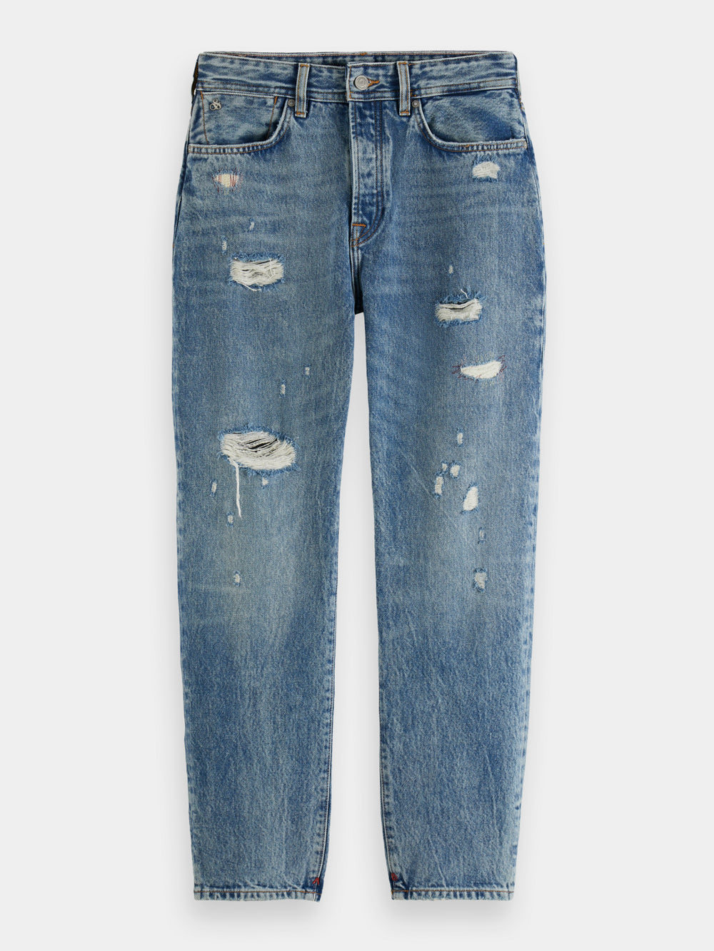 Buzz mid-rise boyfriend-fit jeans - Scotch & Soda AU