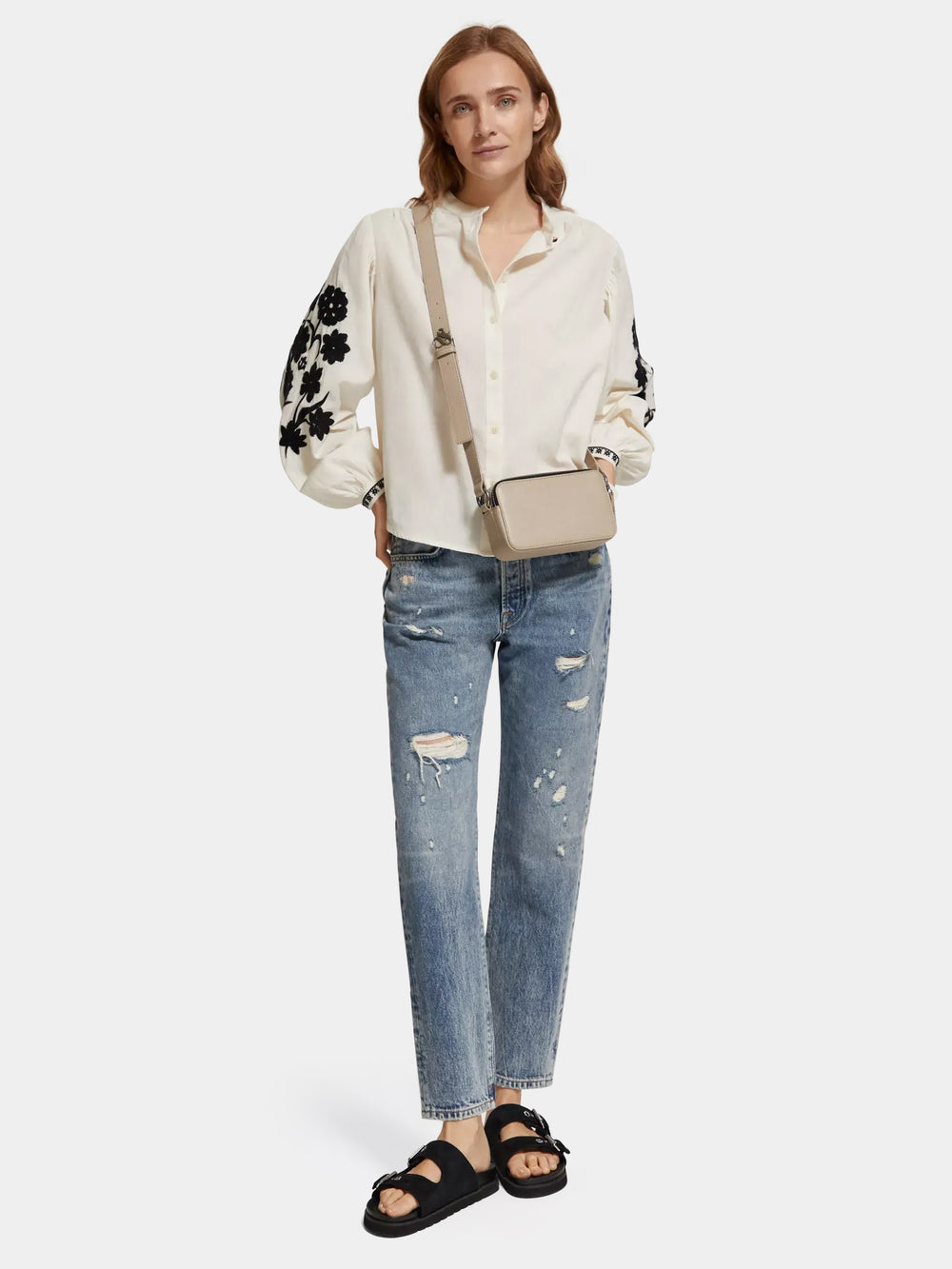 Buzz mid-rise boyfriend-fit jeans - Scotch & Soda AU