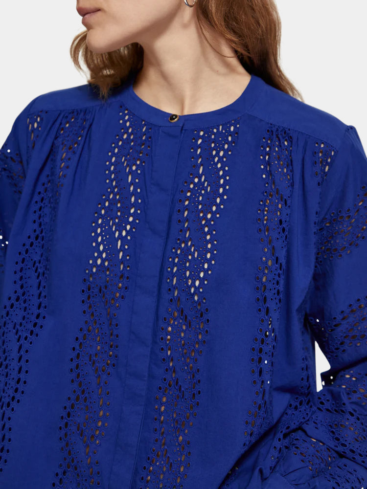 Broderie anglaise blouse - Scotch & Soda AU