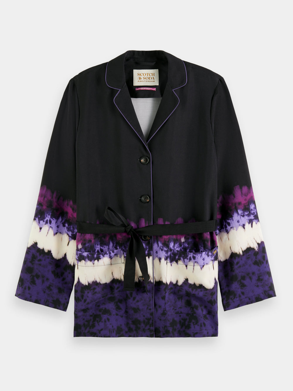 Tie-dyed pyjama blazer - Scotch & Soda AU