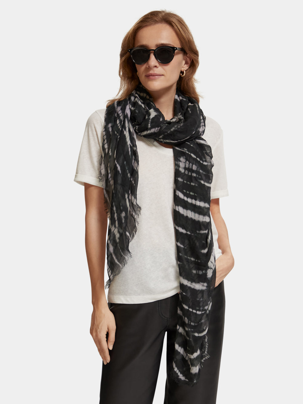 Lightweight printed scarf - Scotch & Soda AU