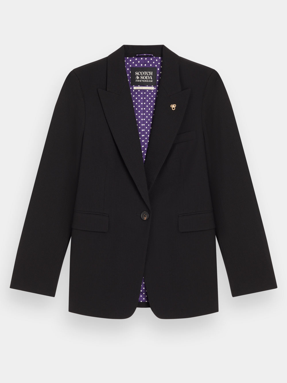 Single-breasted tailored blazer - Scotch & Soda AU