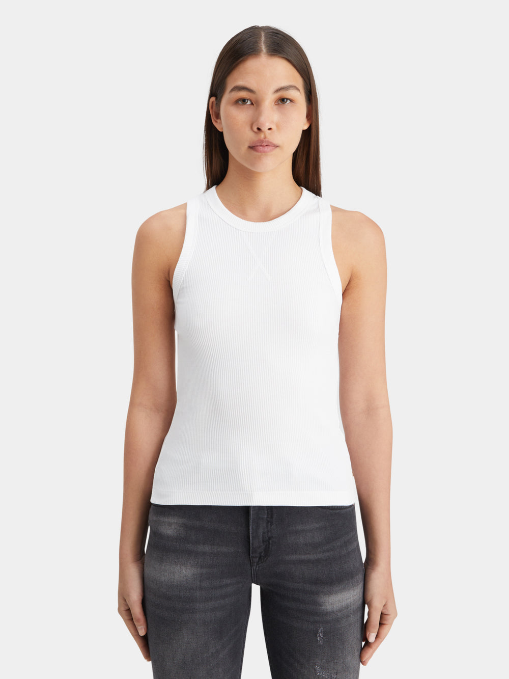 Slim-fit racerback tank top - Scotch & Soda AU