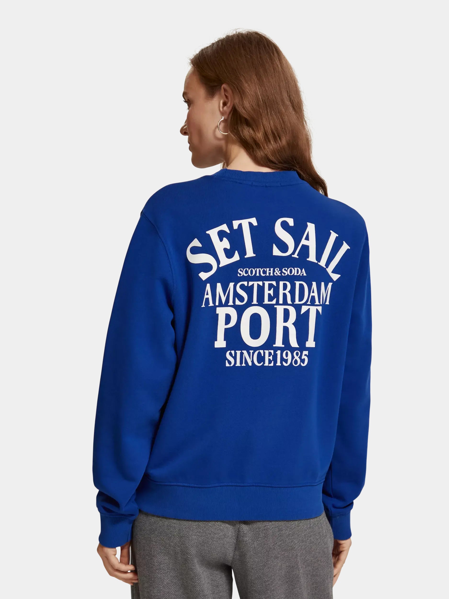 Graphic crewneck sweatshirt - Scotch & Soda AU