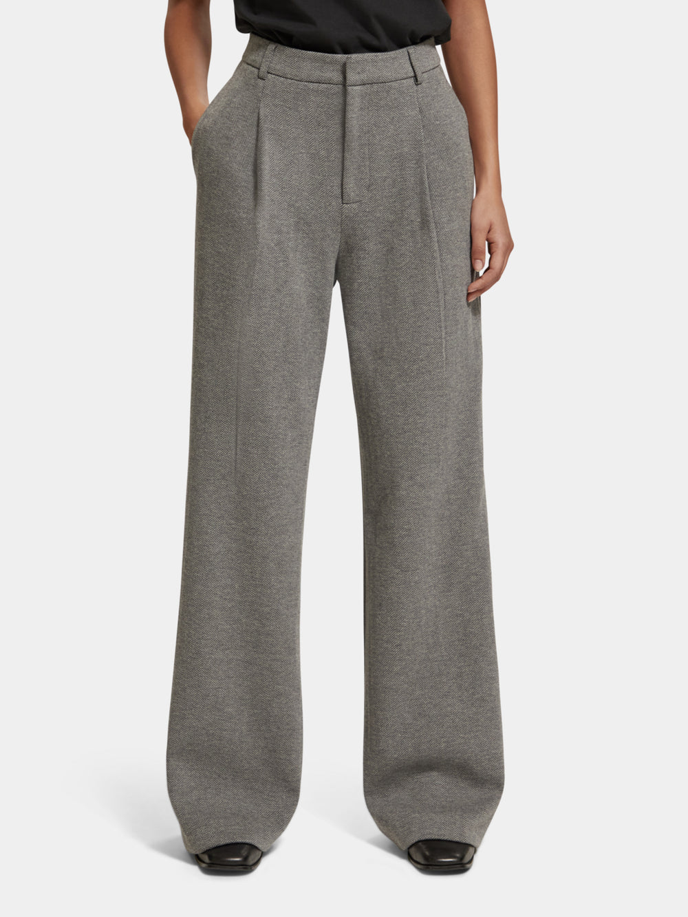 Rose high-rise wide-leg pants - Scotch & Soda AU