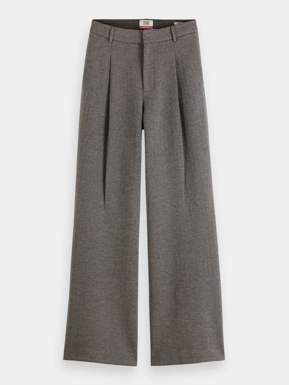 Rose high-rise wide-leg pants - Scotch & Soda AU