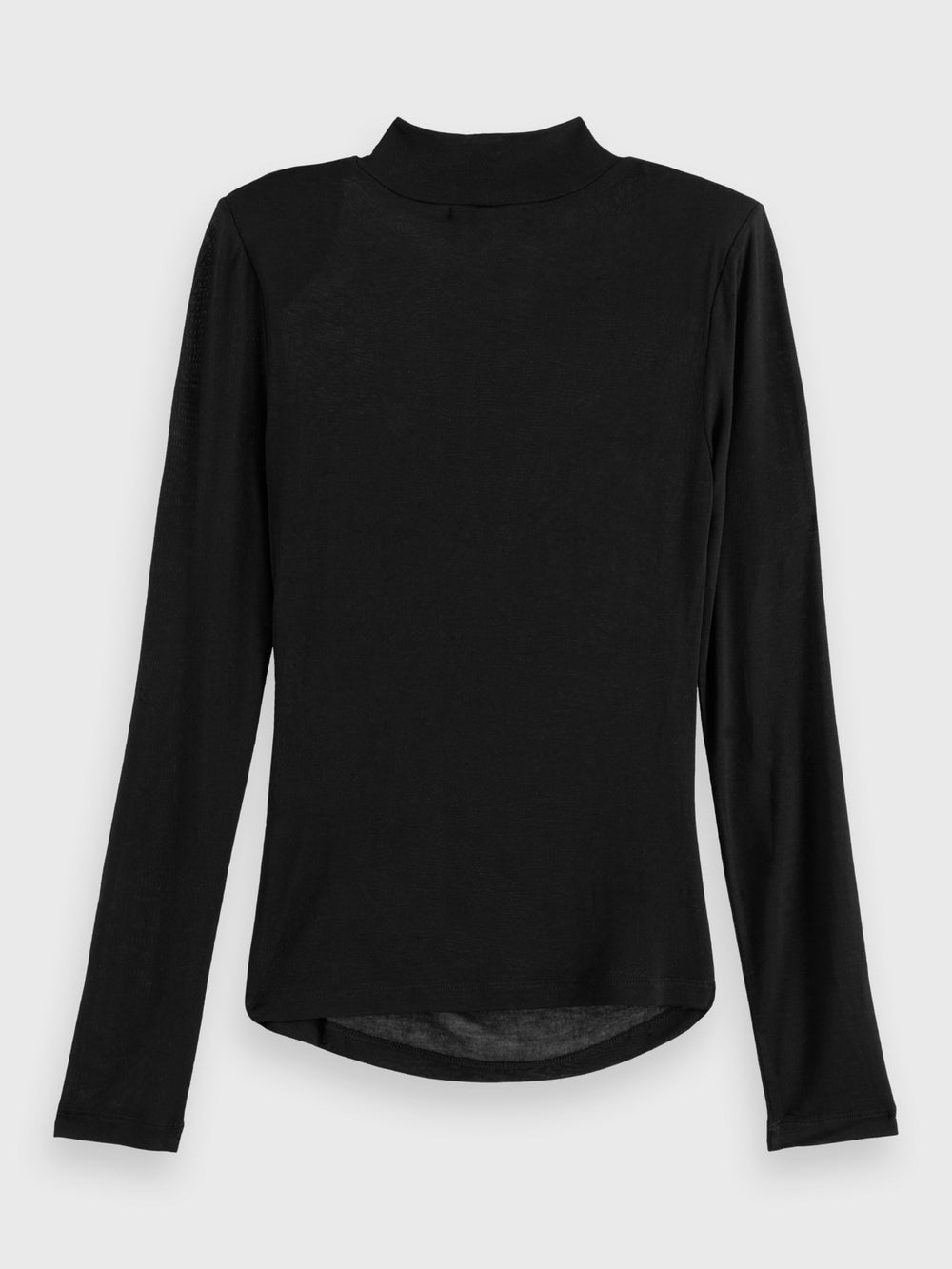 Long-sleeved mock neck top - Scotch & Soda AU