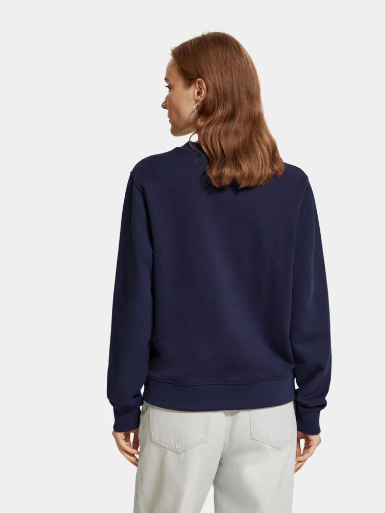 Regular fit crewneck sweatshirt - Scotch & Soda AU