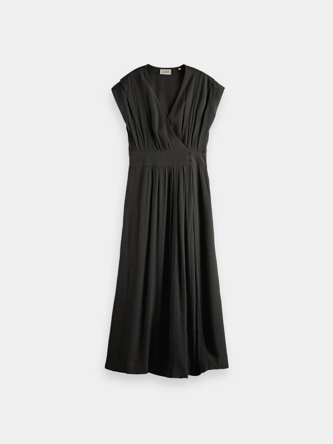 V-neck wrap dress