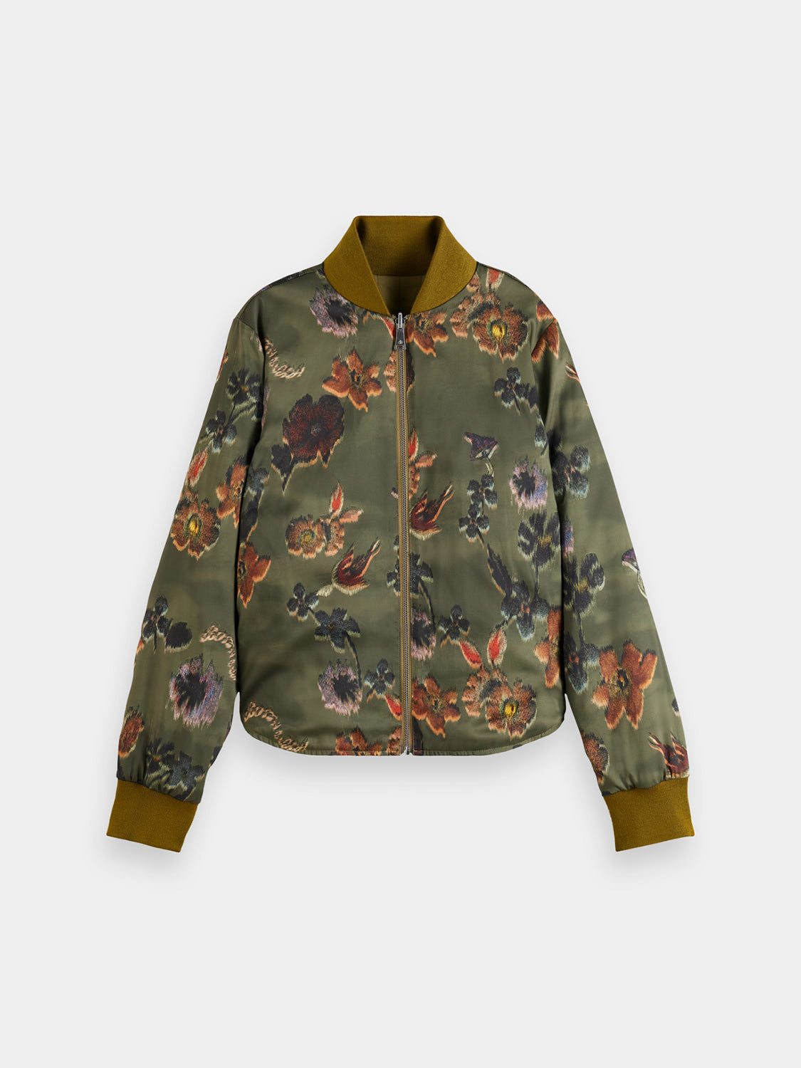 Reversible bomber jacket