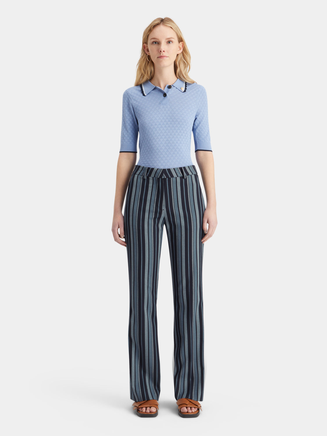 Violet kick flare pants