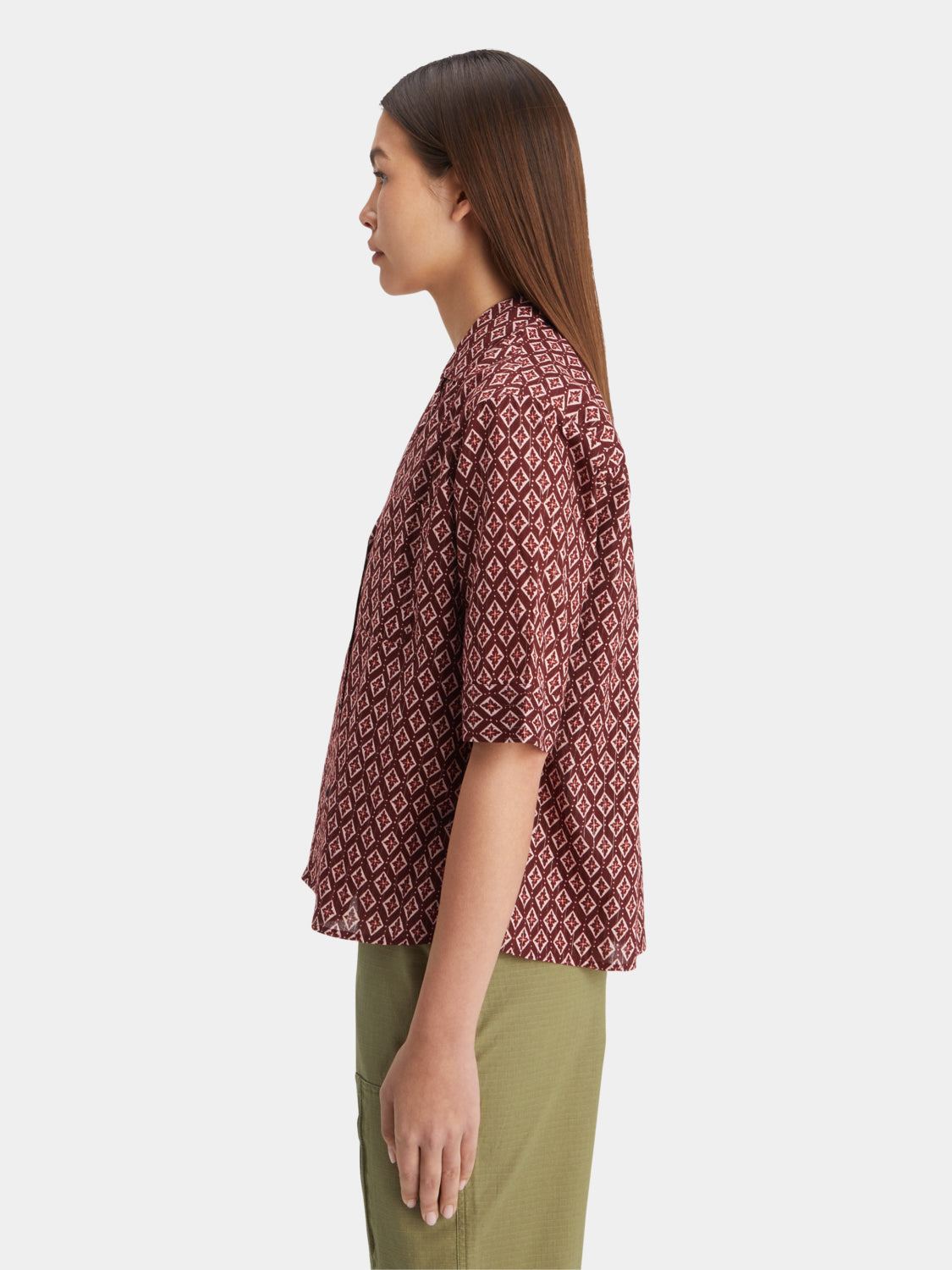 Short sleeved printed shirt