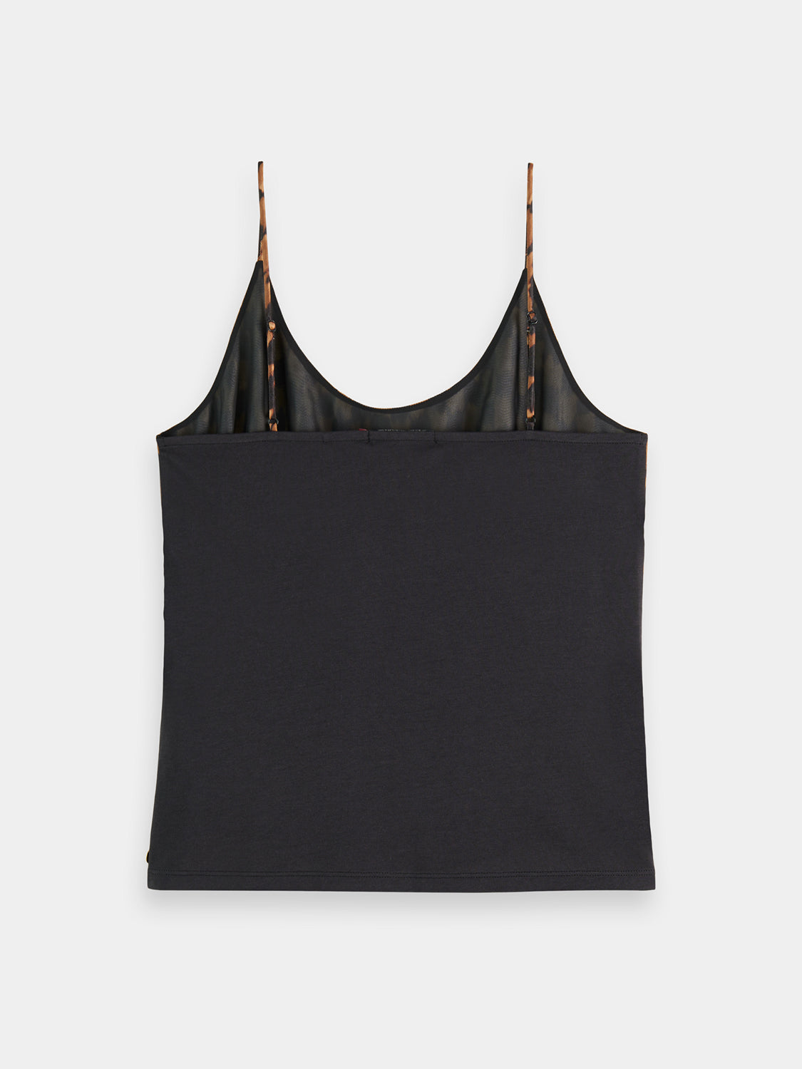 Jersey woven tank