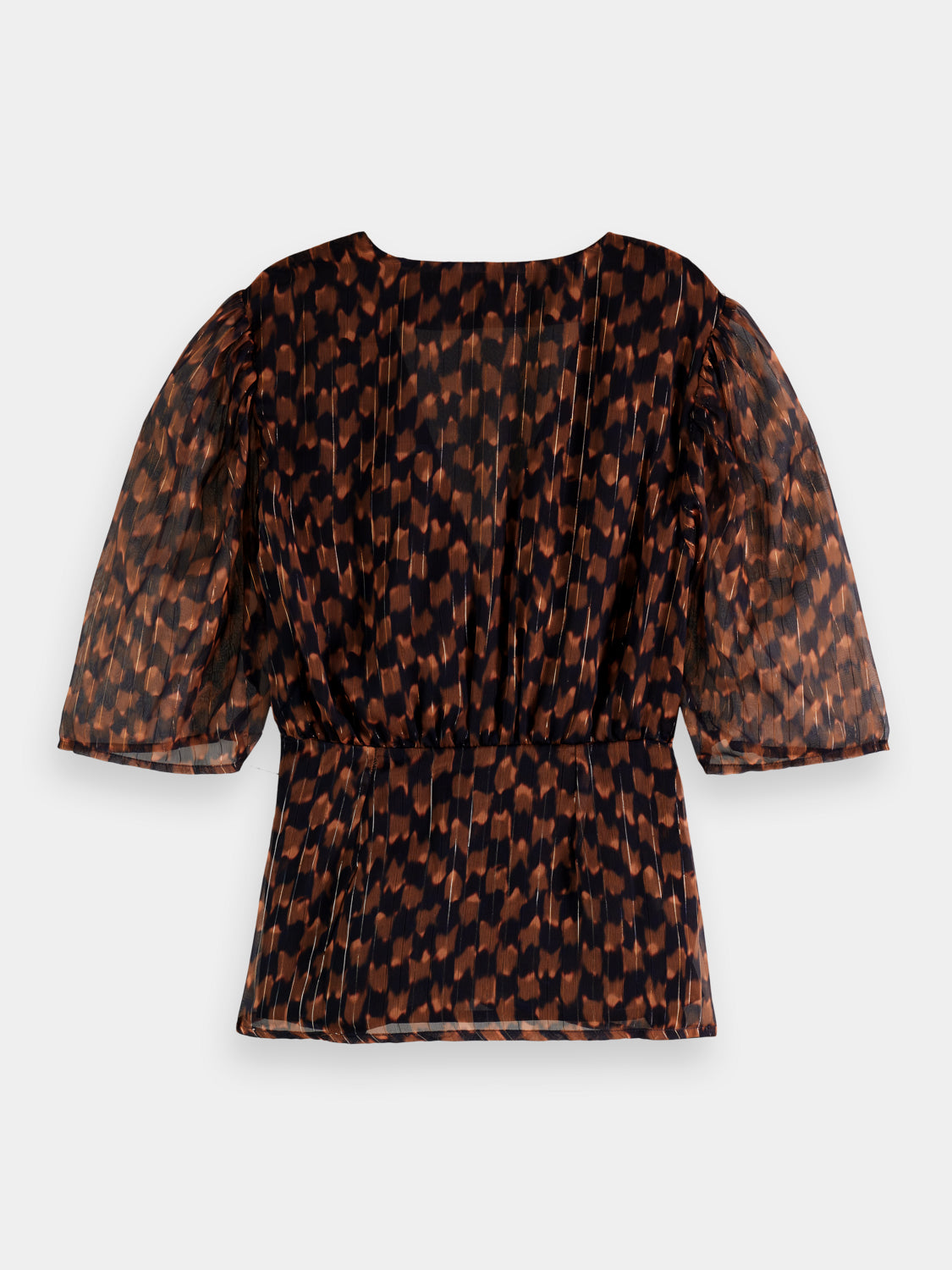 Knotted lurex top