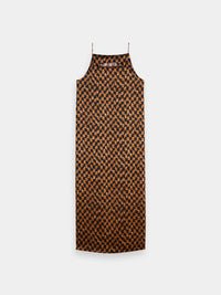 Satin slip dress
