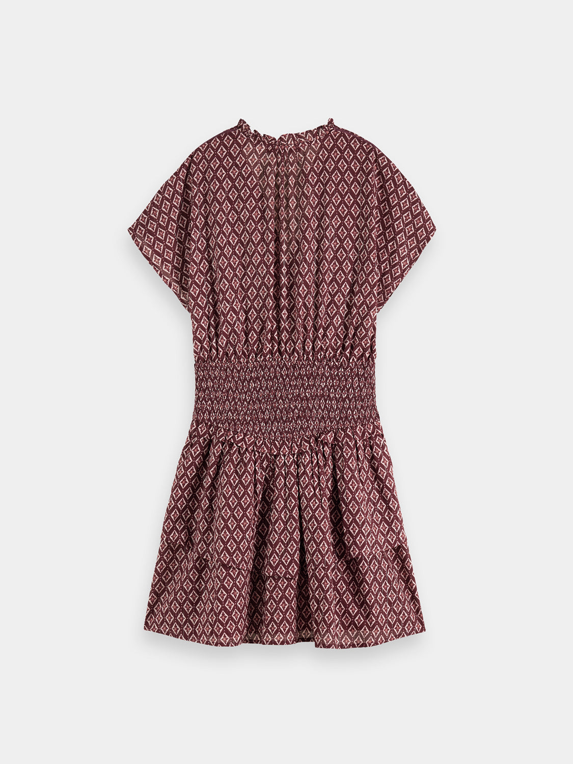 Smocked mini dress