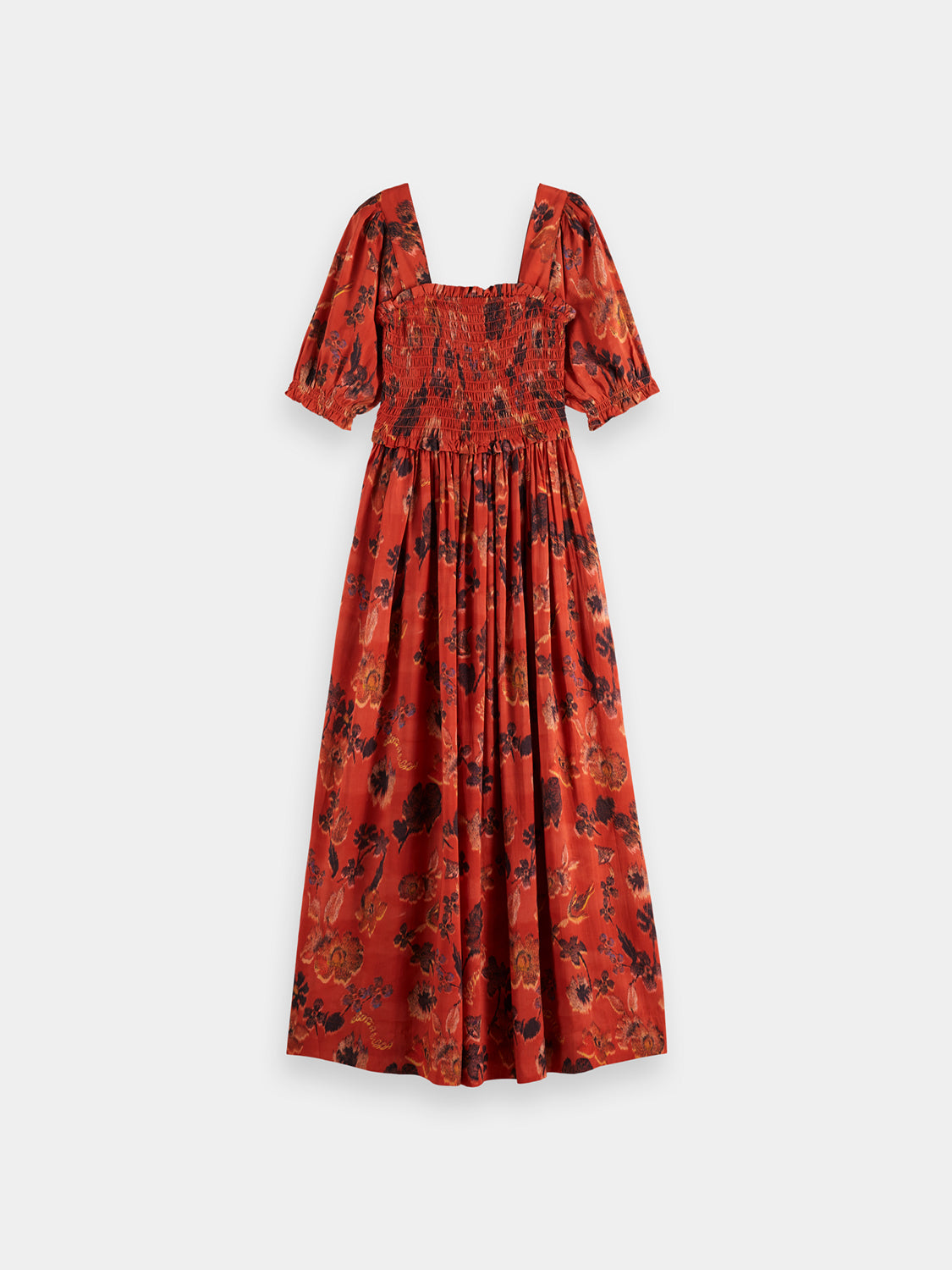 Smocked midi length dress - Scotch & Soda AU