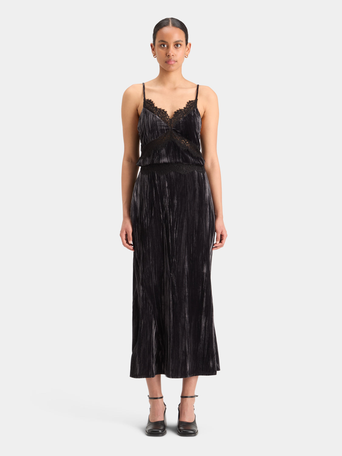 Velvet midi skirt - Scotch & Soda AU