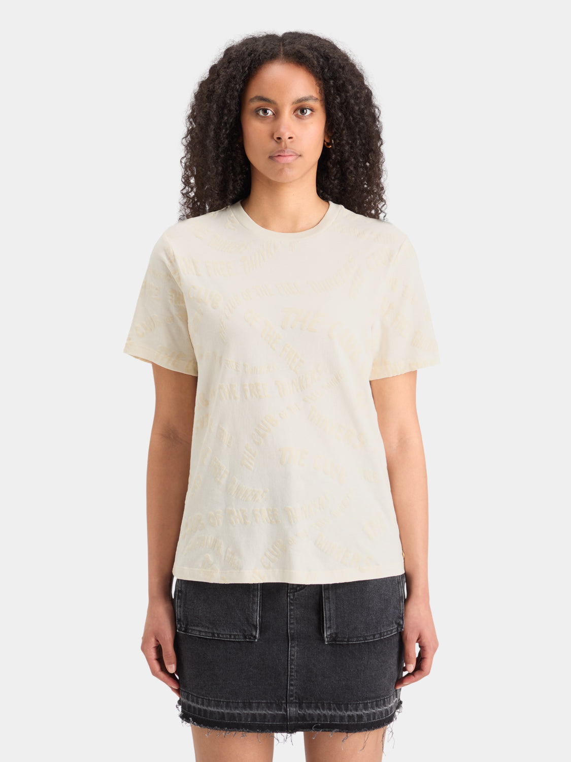 Flocked t-shirt - Scotch & Soda AU
