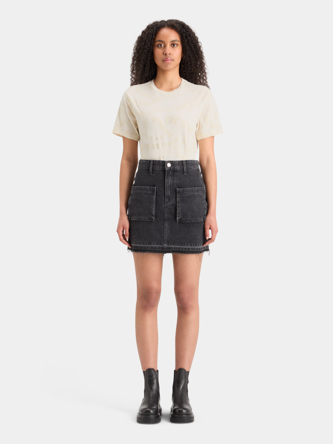 Flocked t-shirt - Scotch & Soda AU