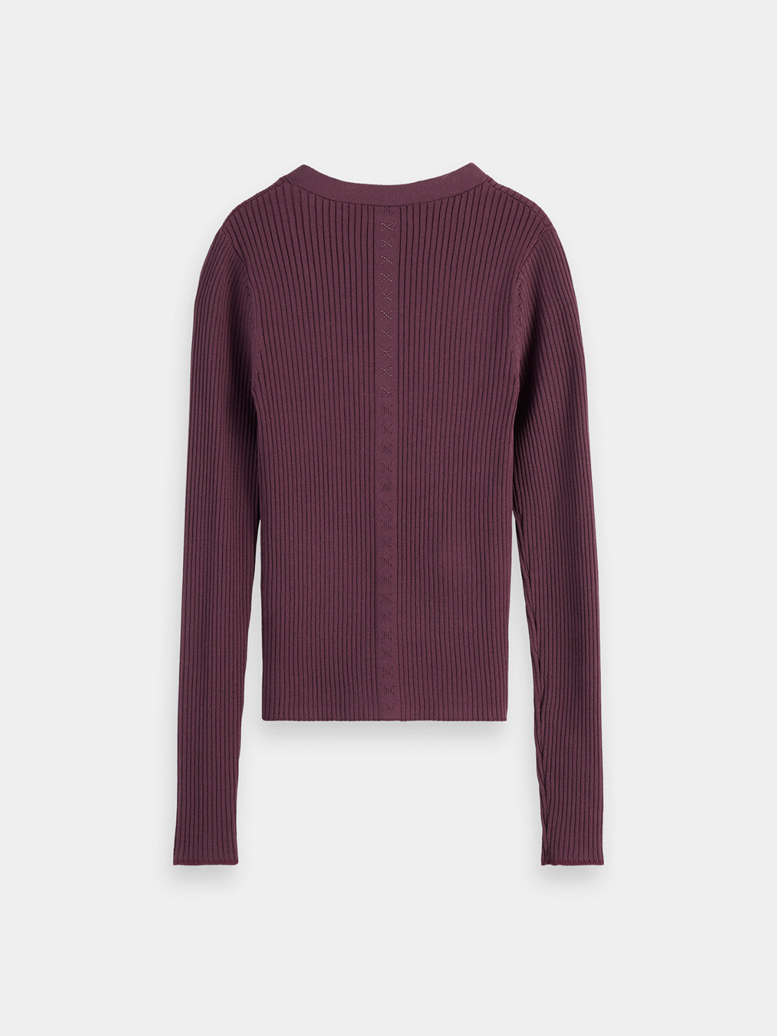 Ribbed fitted top