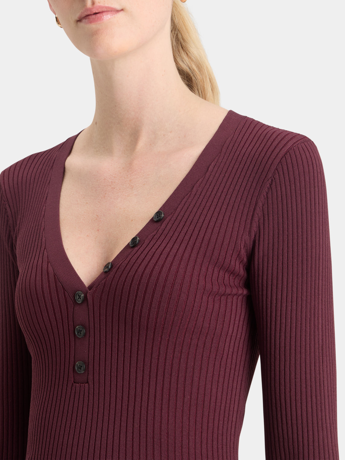 Ribbed fitted top - Scotch & Soda AU