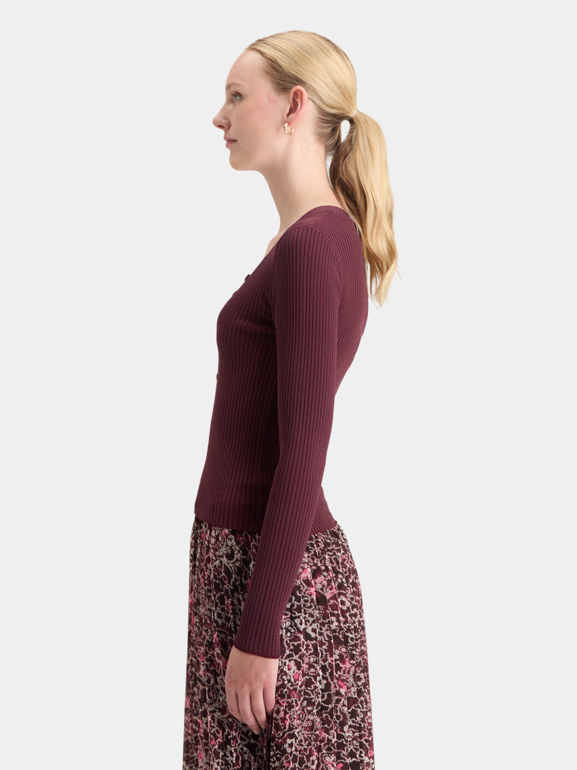 Ribbed fitted top - Scotch & Soda AU