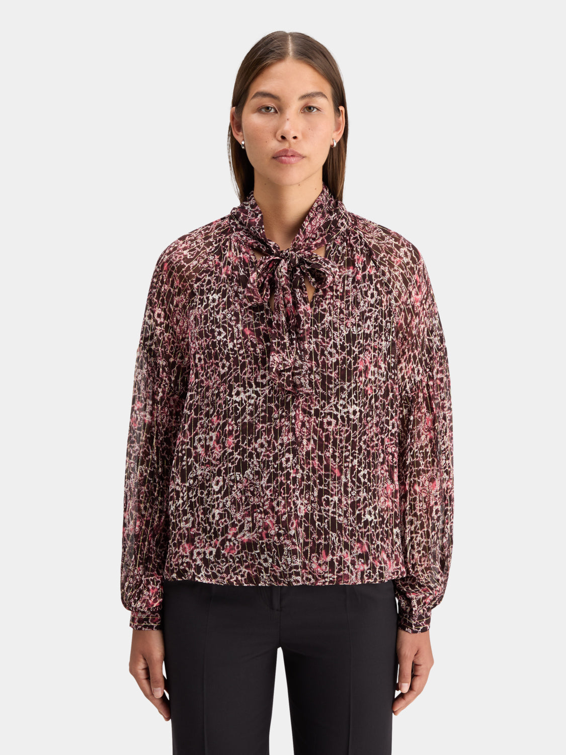 Bow neck lurex top - Scotch & Soda AU
