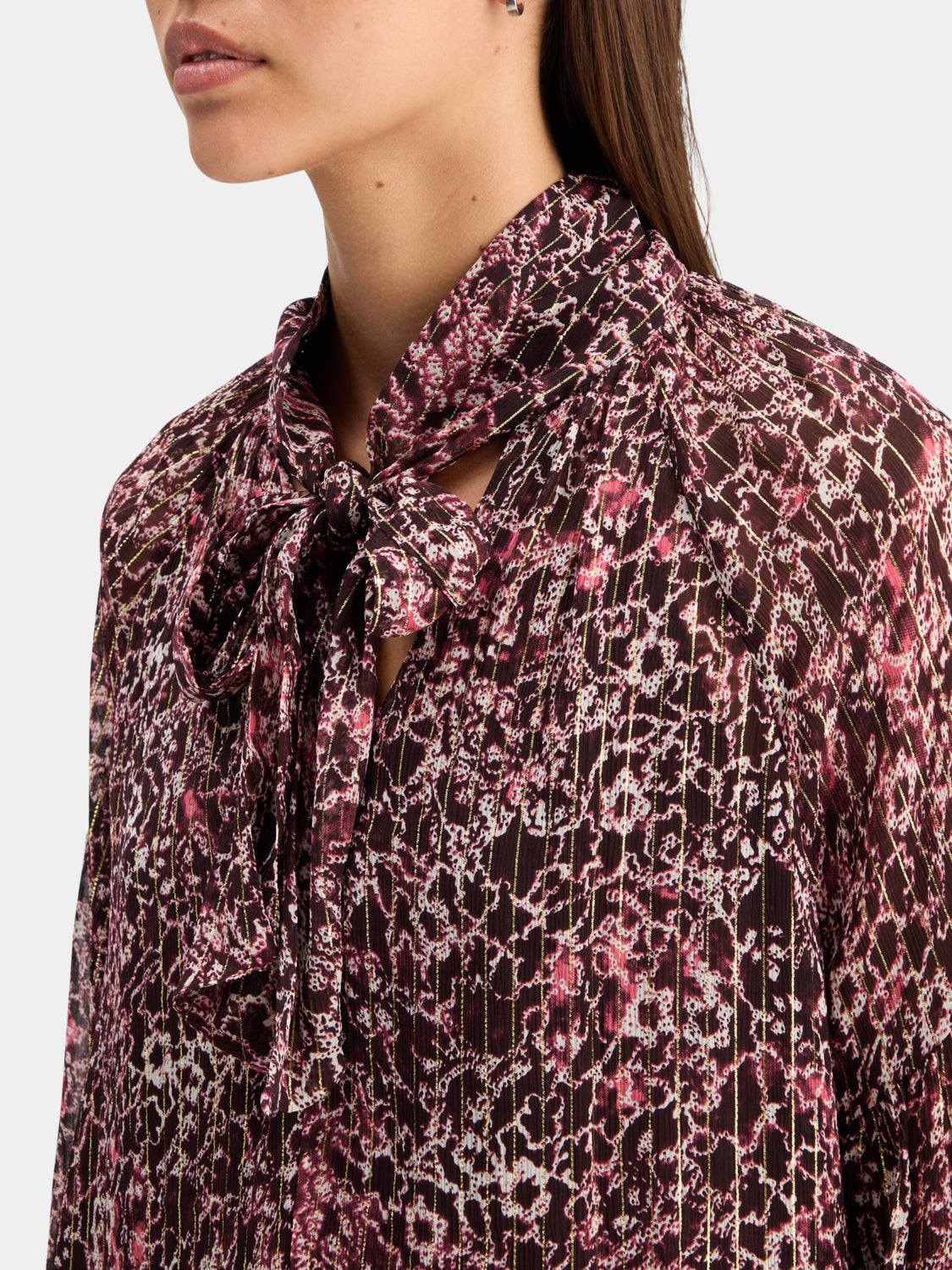 Bow neck lurex top - Scotch & Soda AU