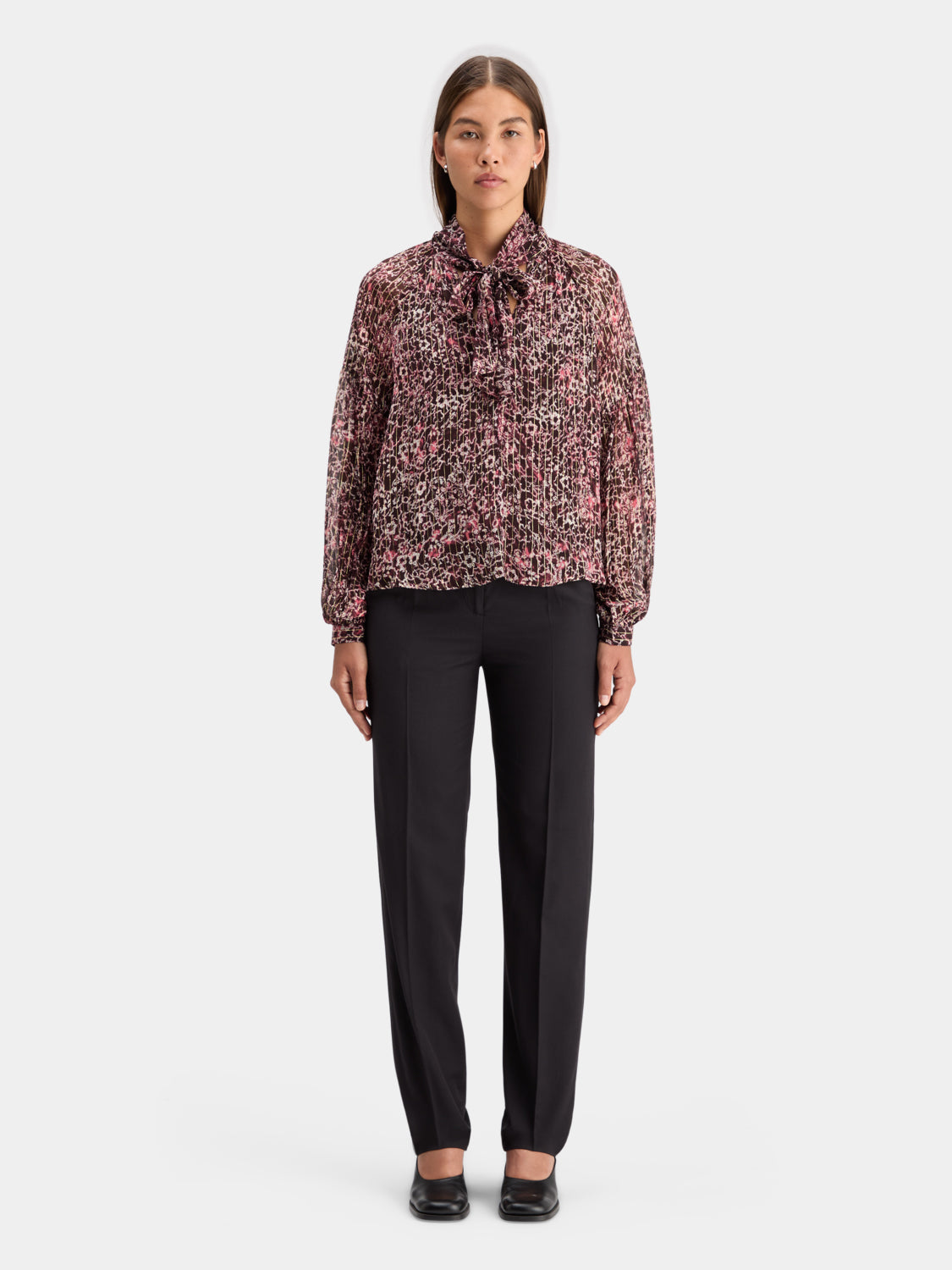 Bow neck lurex top - Scotch & Soda AU