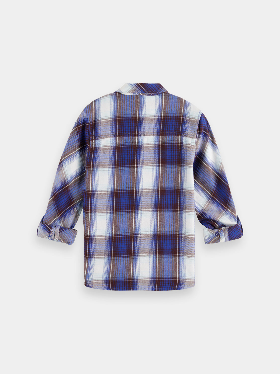 Kids - Yarn-dyed flannel shirt