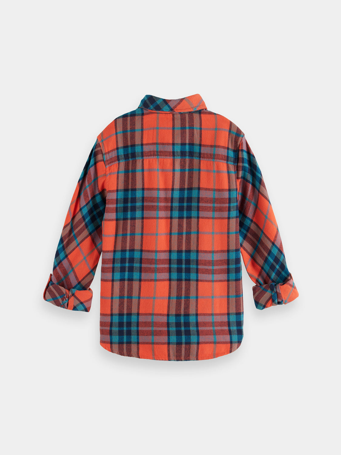 Kids - Yarn-dyed flannel shirt