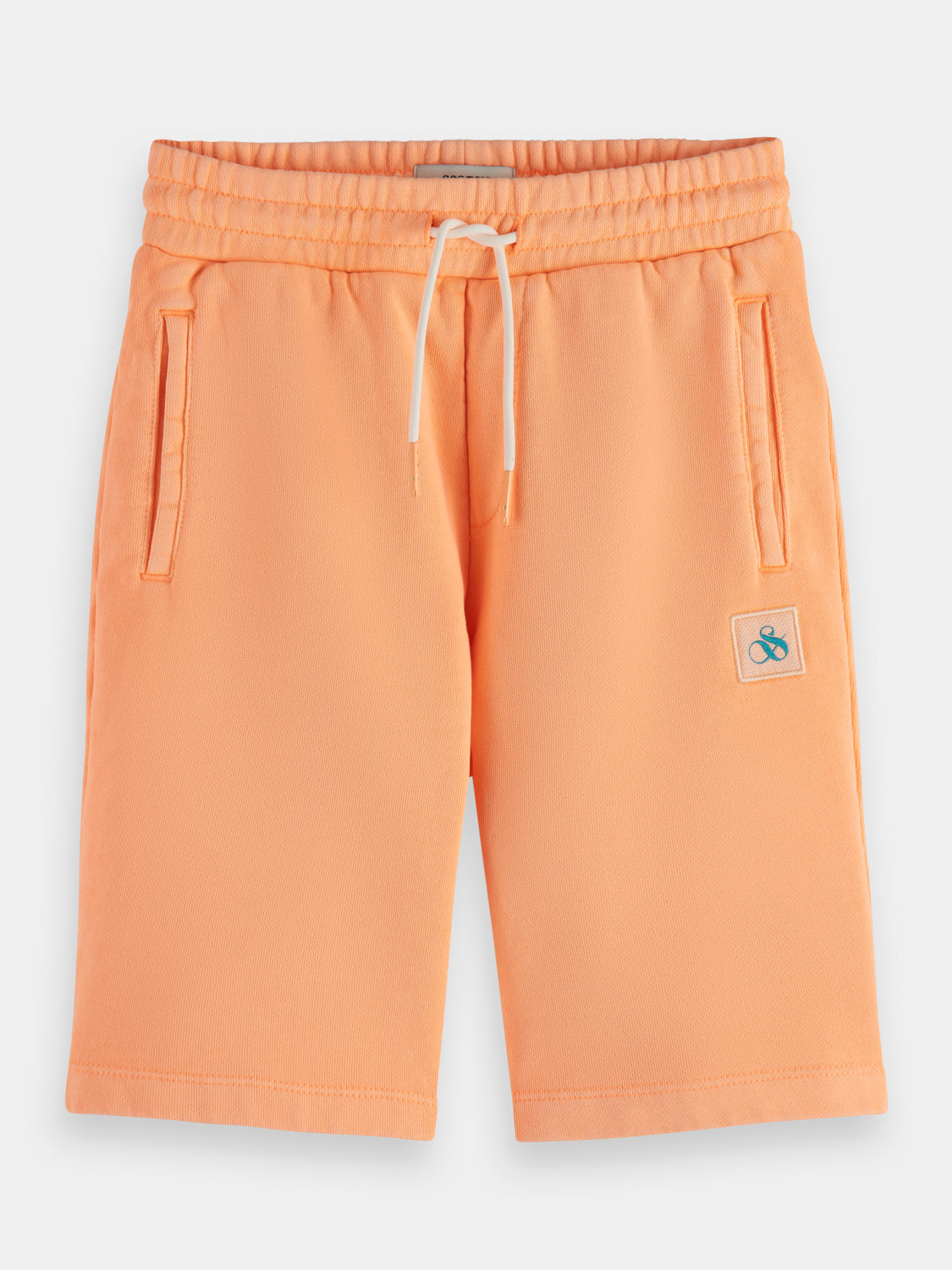 Kids - Longer-length garment-dyed sweatshorts - Scotch & Soda AU