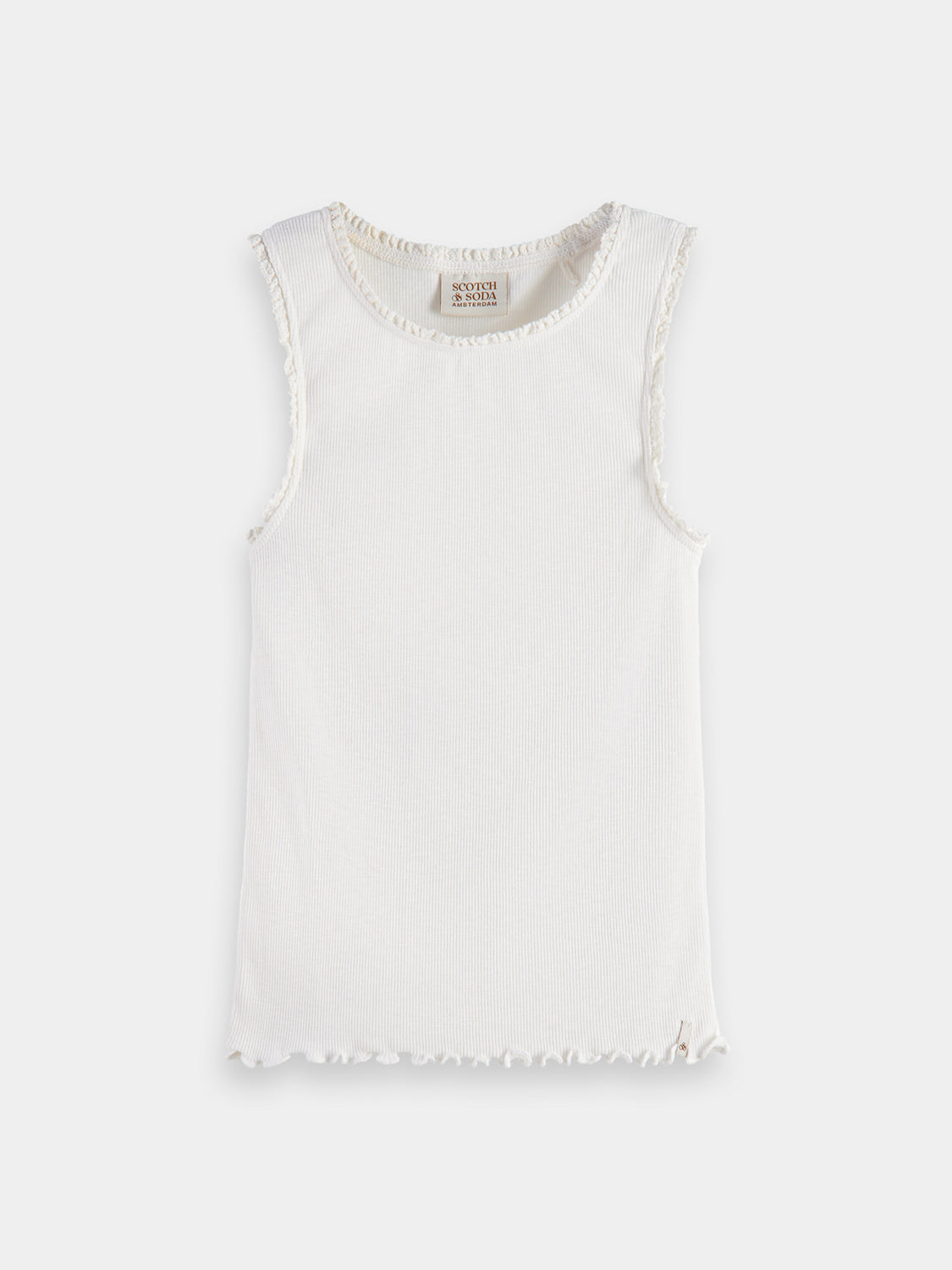 Kids - Fitted ribbed tank top