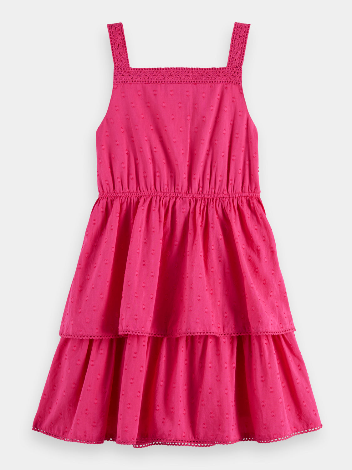 Kids - Sleeveless clip jacquard dress - Scotch & Soda AU