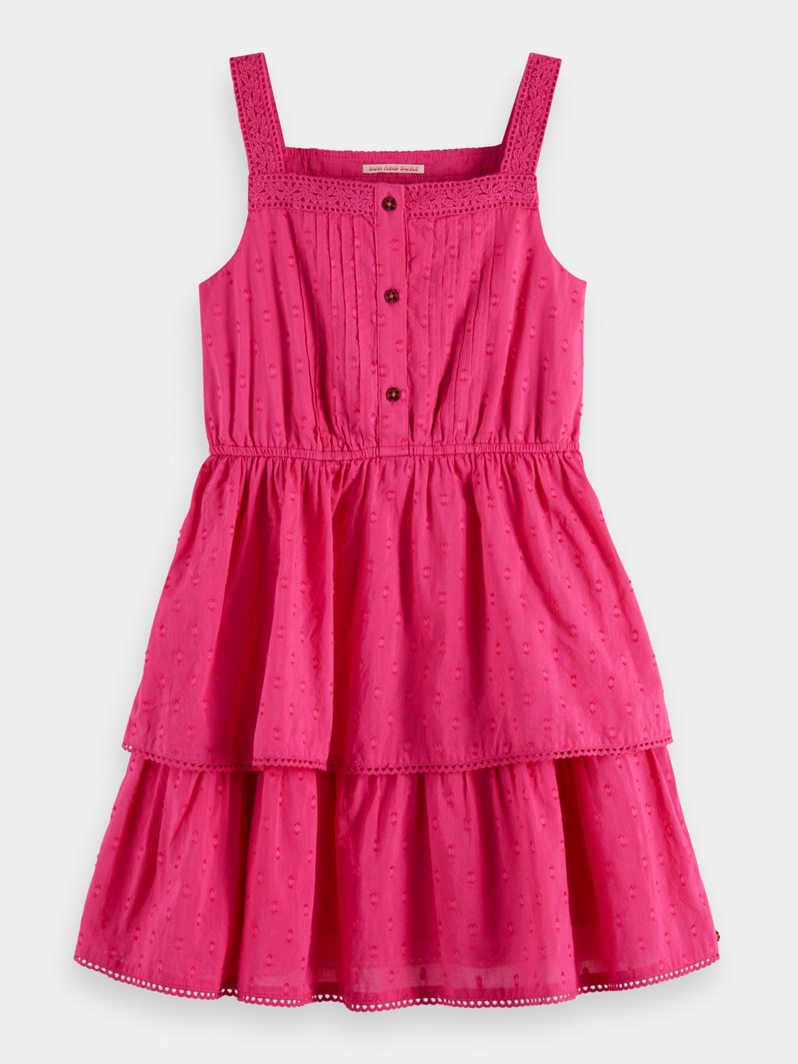 Kids - Sleeveless clip jacquard dress - Scotch & Soda AU