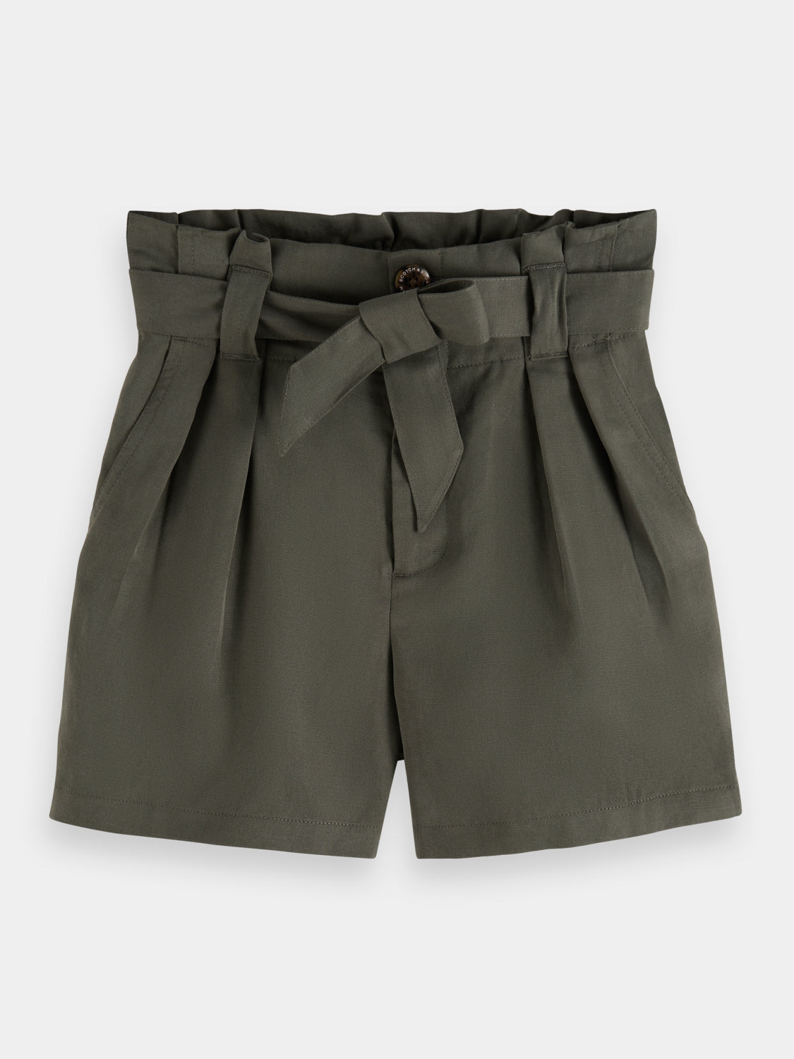 Kids - High-rise paper bag shorts - Scotch & Soda AU