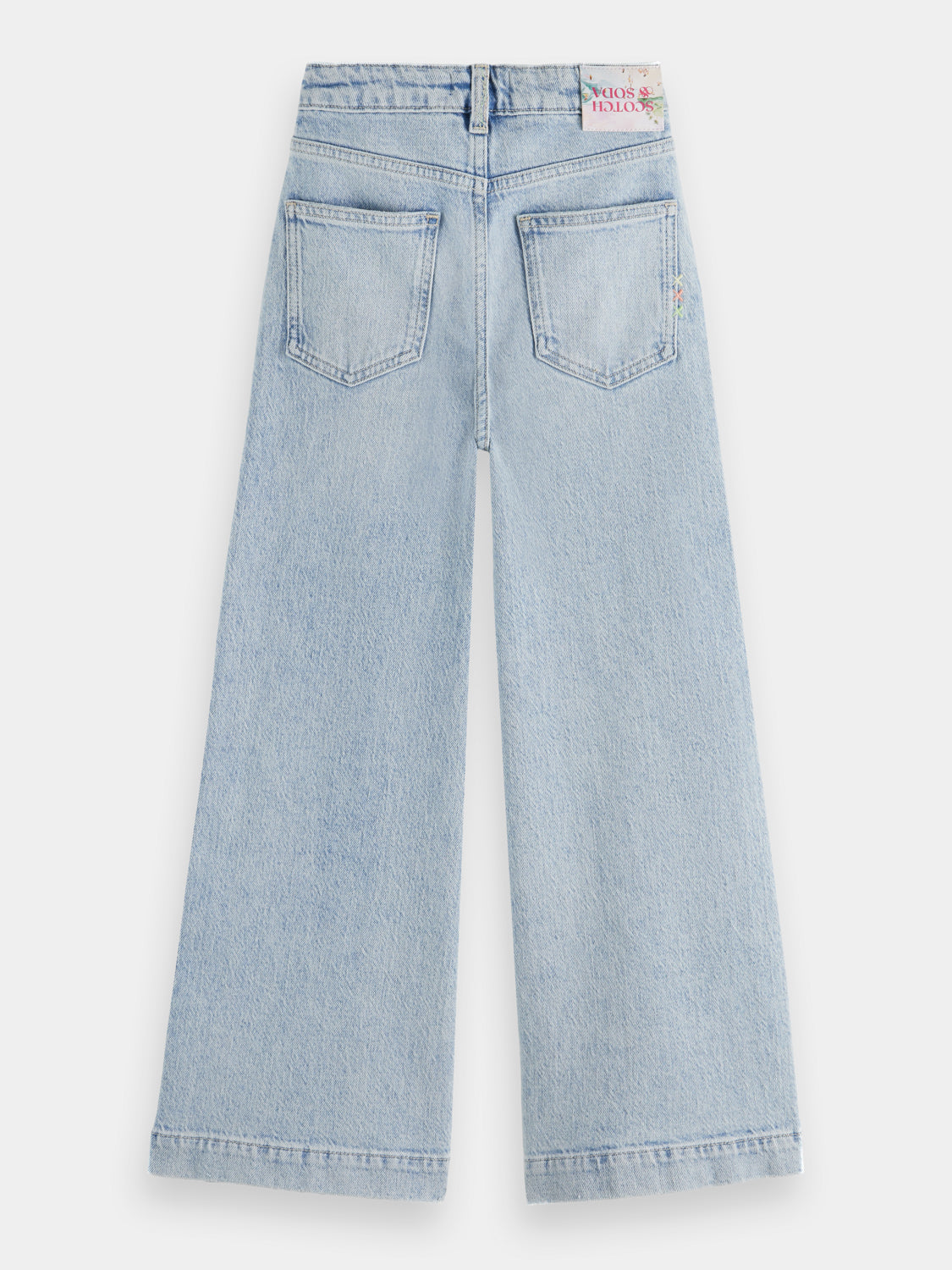 Kids - Wave high-rise wide-leg jeans - Scotch & Soda AU