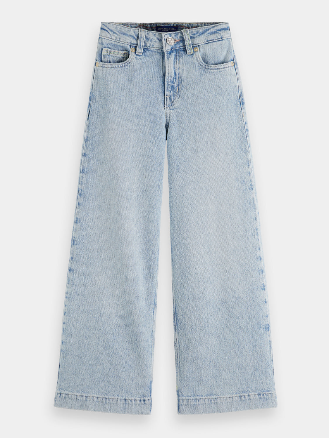 Kids - Wave high-rise wide-leg jeans - Scotch & Soda AU