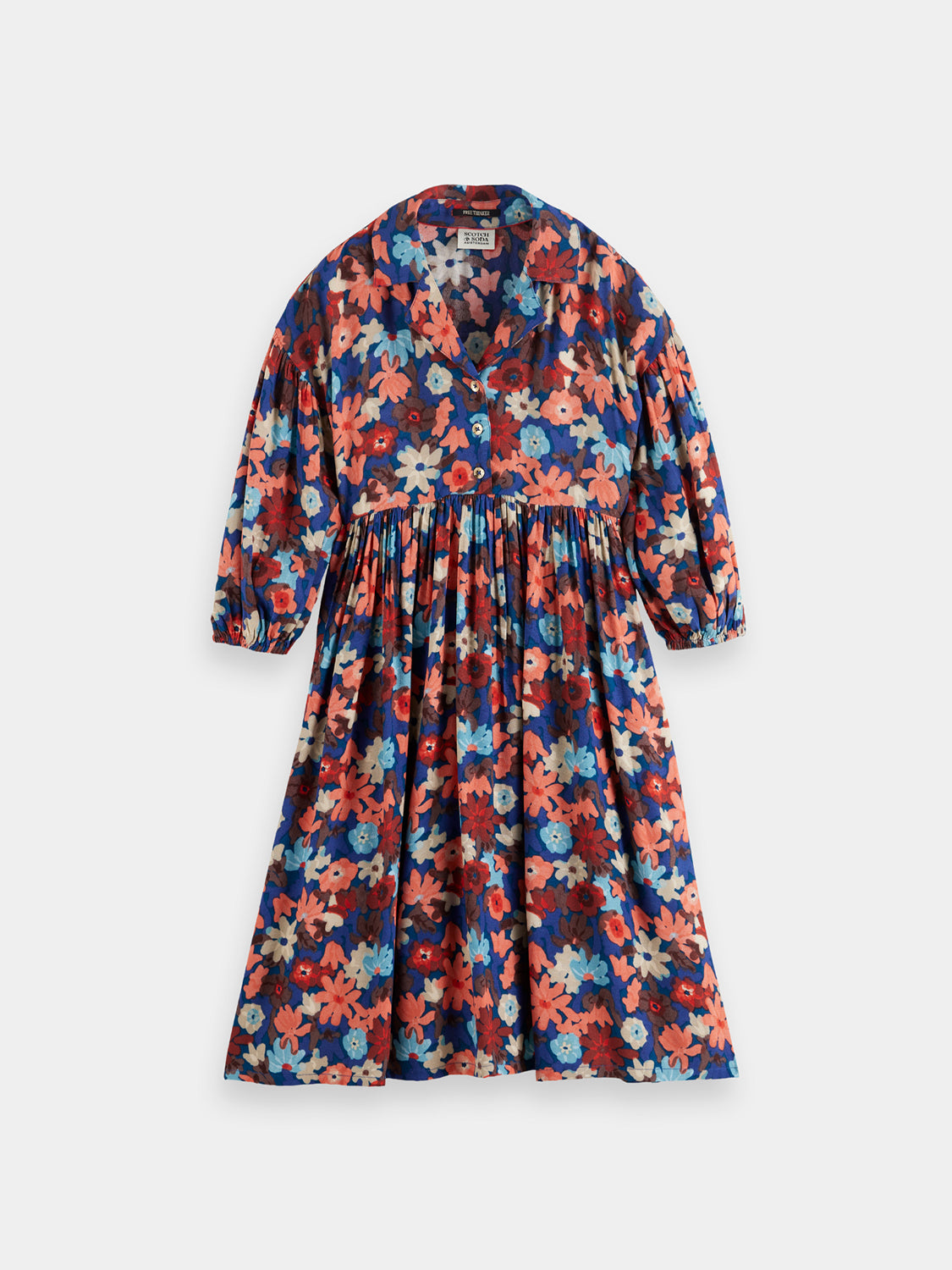 Kids - Printed midi dress