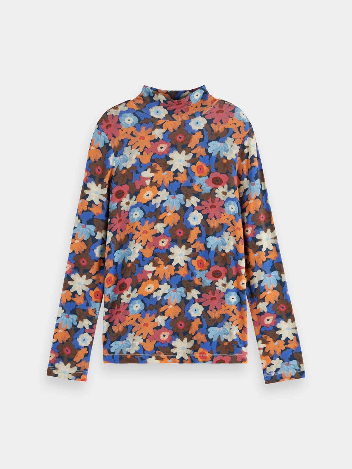 Kids - Printed mock neck