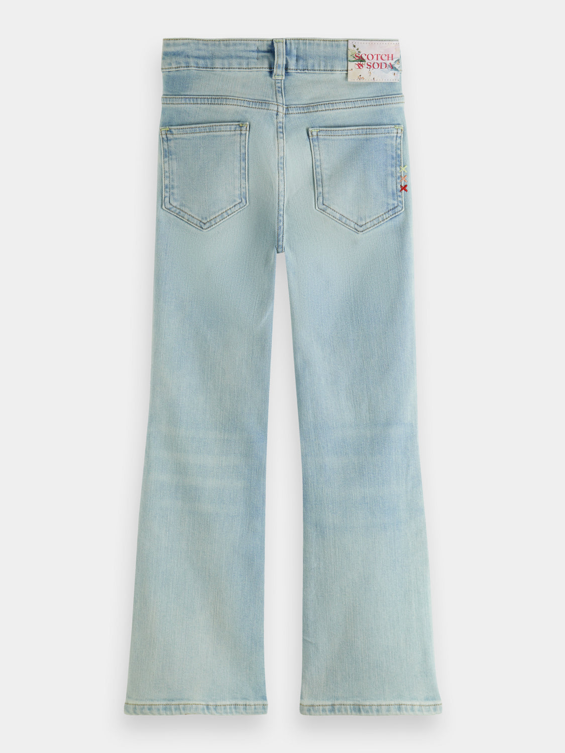 Kids - Charm high-rise classic flared jeans - Scotch & Soda AU